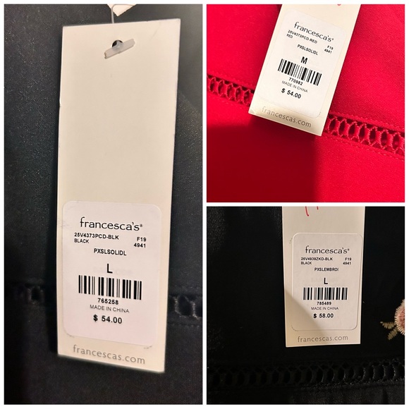 NWT Francesca's Styled Trim & Flare Dresses (3) - Picture 6 of 6